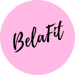 BelaFit resistance bands fitness training workout web logo round