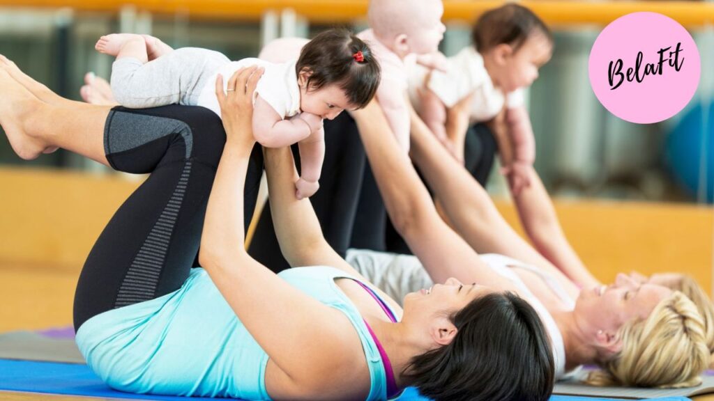resistance bands workout training postpartum for new moms benefits baby