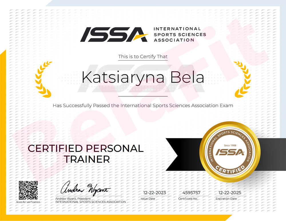 BelaFit Katerina Bela ISSA-certified Personal Trainer fitness coach in Coquitlam